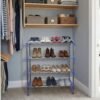 4-Layer Shoe Rack Organizer – Durable Stainless Steel Storage