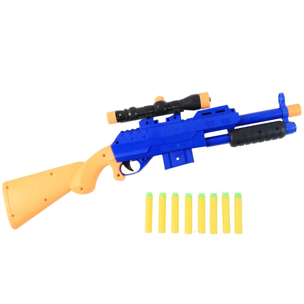 shot-air-gun-07.jpg Shot Air Gun Toy with Scope – Safe Foam Bullet Blaster for Kids