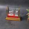 Kamdhenu Cow Idol Set – Silver-Plated Pooja Decor with Tulsi Plant