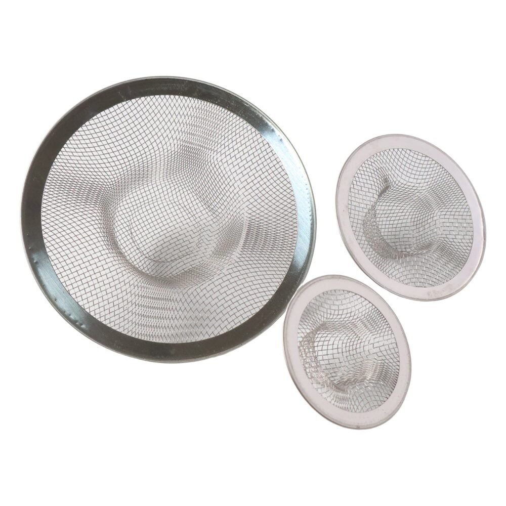 sinkstrainer-04.jpg Stainless Steel Sink Drain Strainer Set – Prevents Clogs & Odors