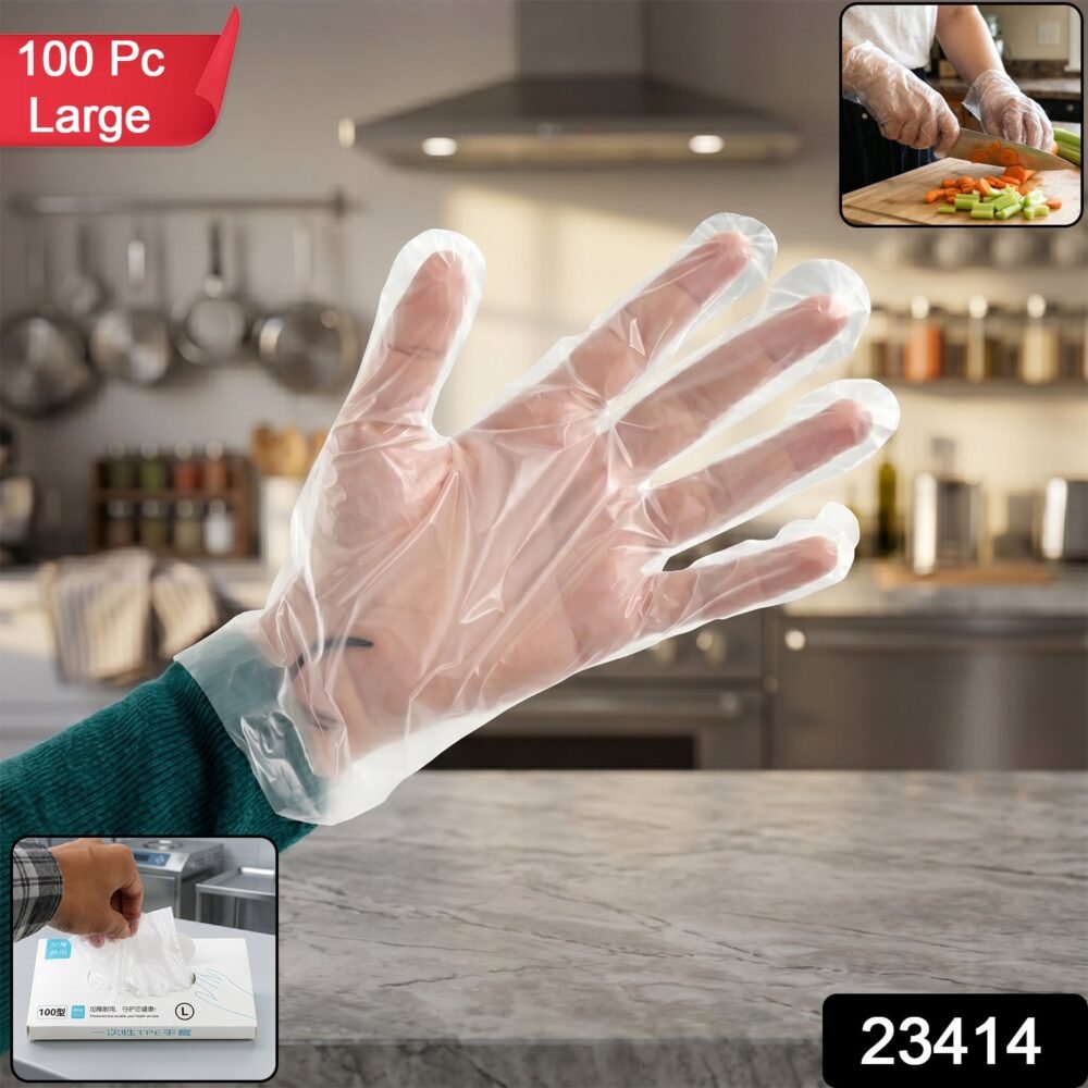 Disposable Plastic Gloves – Hygienic & Durable for Food & Cleaning