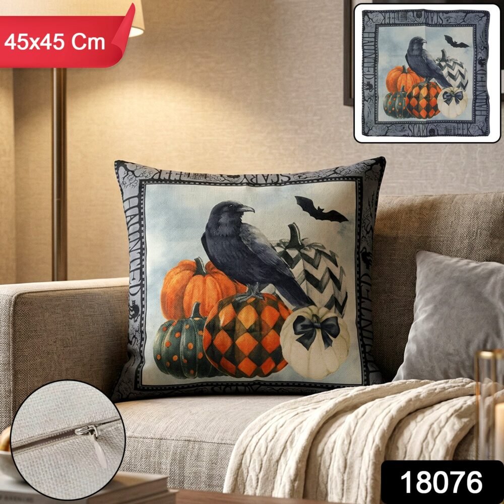 Decorative Cushion Cover – Stylish Zipper Closure for Home Decor