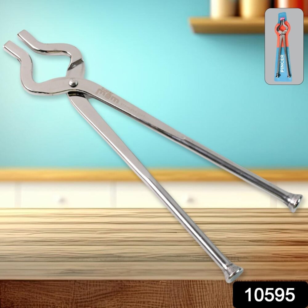 Stainless Steel Full Round Kitchen Pincer – Heavy Duty Grip