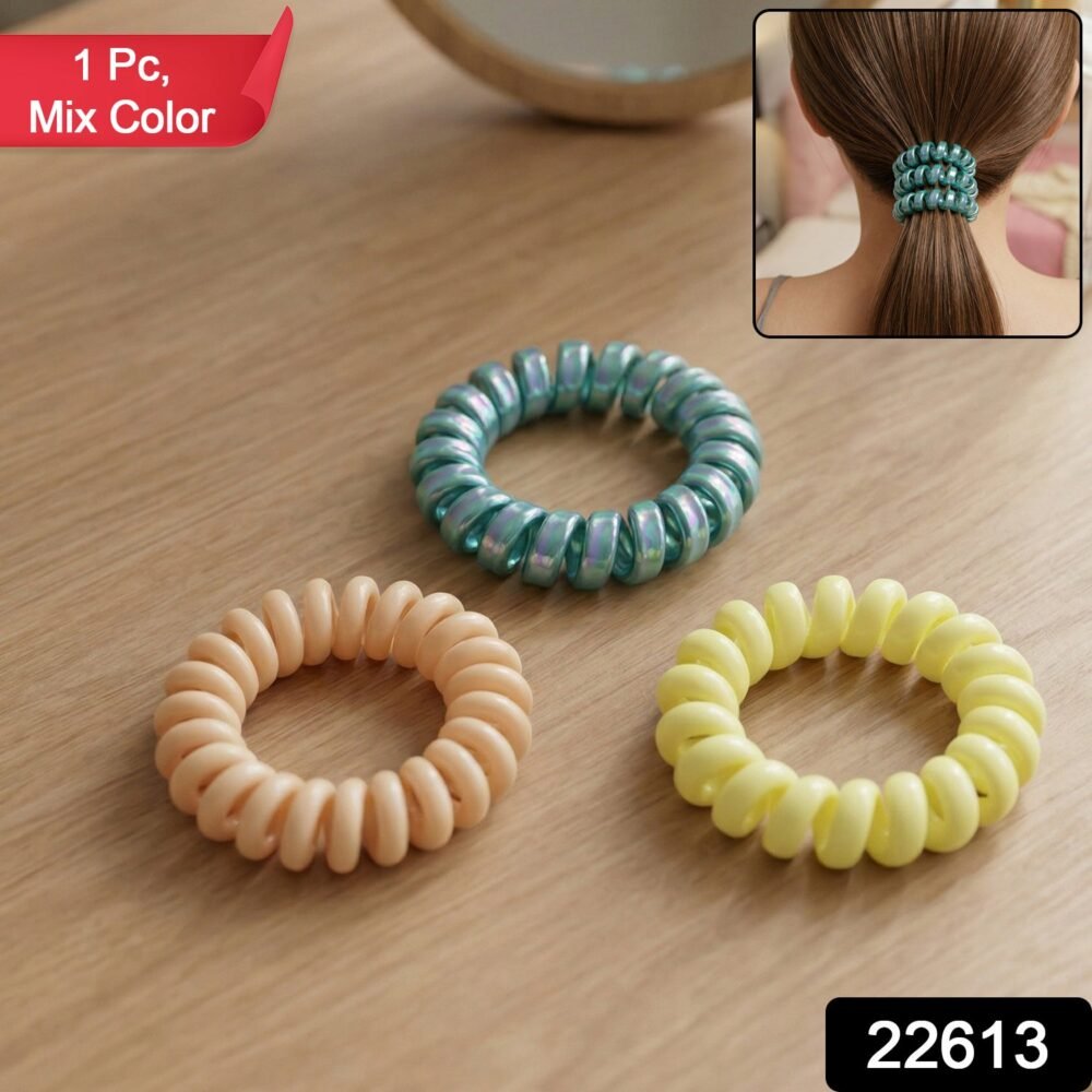 Spiral Coil Hair Band – Strong No-Crease Styling Accessory