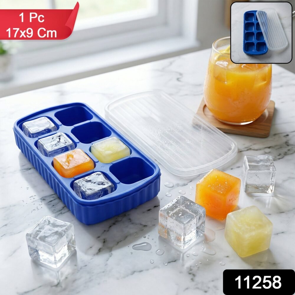 sku_4ccbb93a-708a-4587-a4b3-6e127451c837.jpg Multipurpose Square Ice Cube Tray – Durable & Reusable with Lid