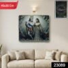 Radha Krishna Wall Frame – Elegant Spiritual Home Decor