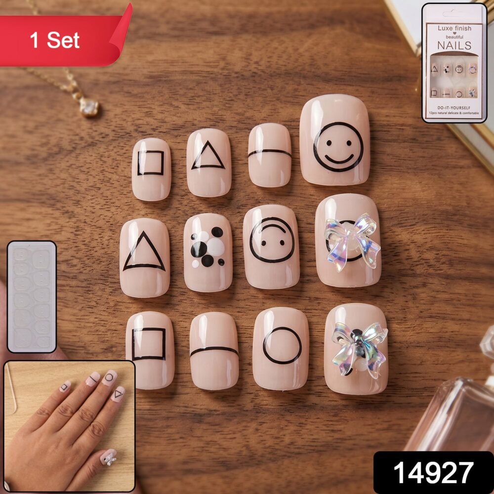 Press-On Nails – Reusable False Nail Set with Strong Glue for Equally Glam Looks