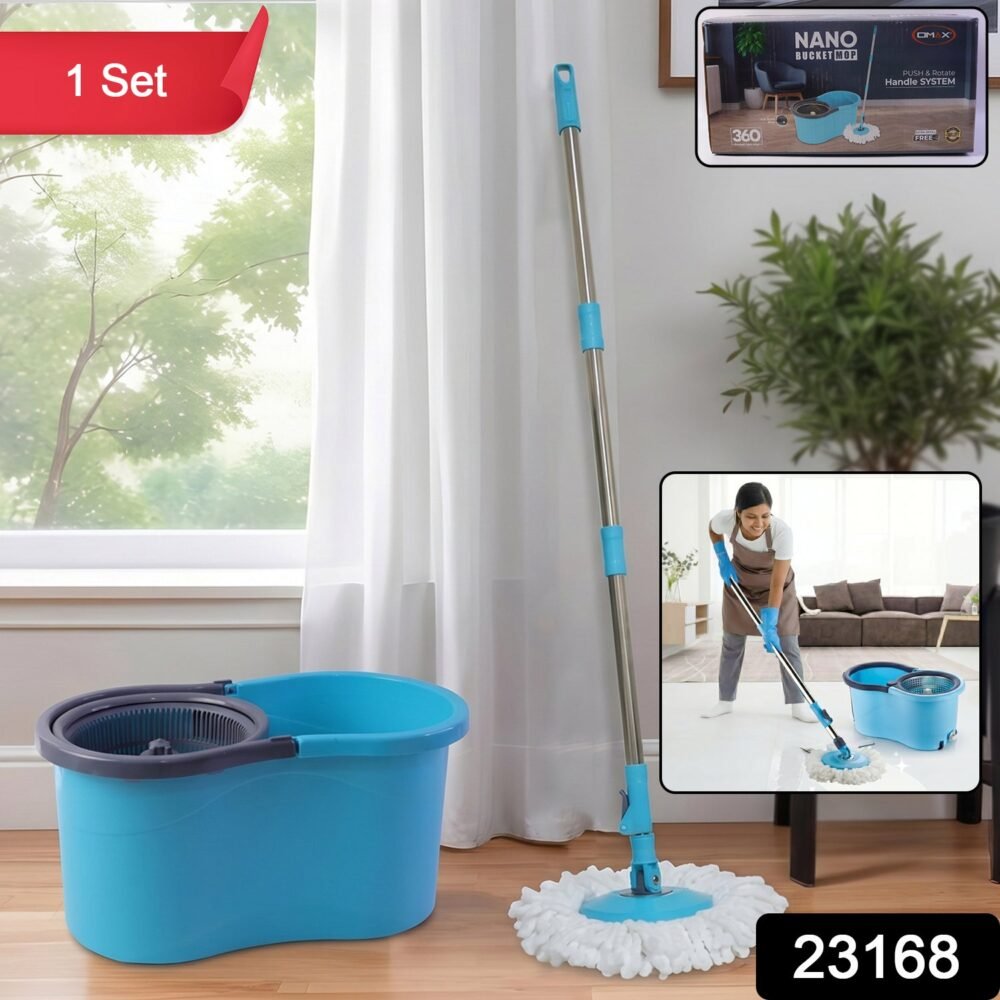 360 Degree Spin Mop – Effortless Floor Cleaning with Adjustable Handle