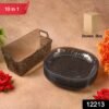 Reusable Plastic Dinner Plates Set – Durable & Lightweight 10-Pc