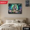 Radha Krishna Wall Frame – Elegant Spiritual Decor for Home