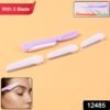 Eyebrow Razor with 3 Replaceable Blades – Precision Facial Grooming