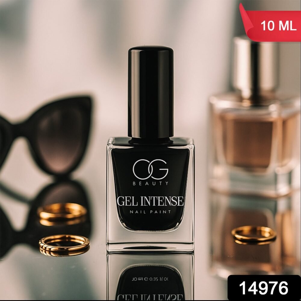 Black Gel Nail Polish – Intense, Long-Lasting & Chip-Resistant