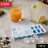 Multipurpose Plastic Ice Cube Tray – 14-Grid with Lid for Easy Freezing