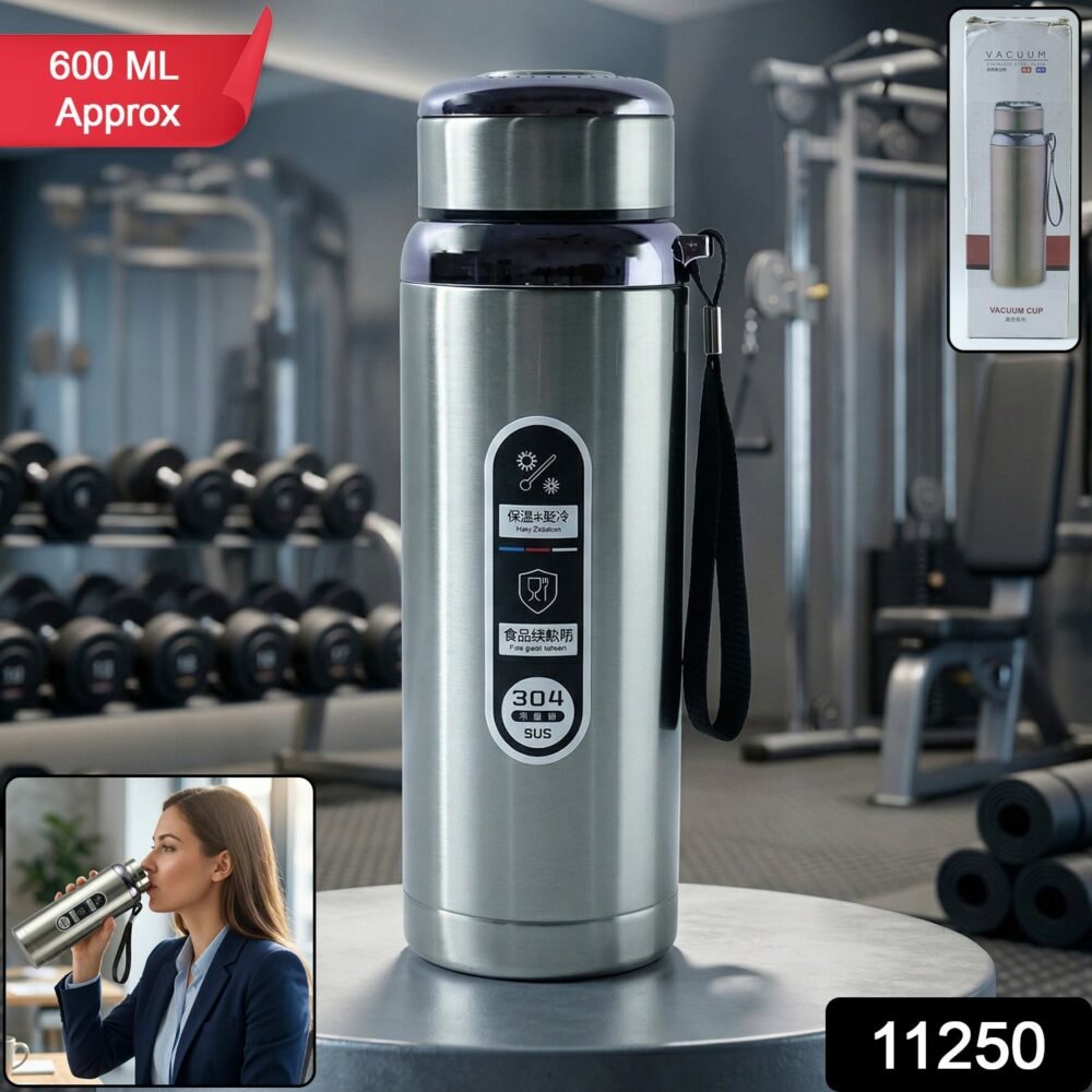 Vacuum Insulated Water Bottle – Keep Drinks Hot or Cold All Day
