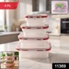 Collapsible Food Storage Container Set – Space-Saving & Airtight