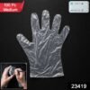 Disposable Plastic Gloves – 100 Pc, Clear, Food & Cleaning Use