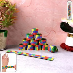 Snap Slap Bracelet Set – Vibrant 12-Piece Kids Toy Collection