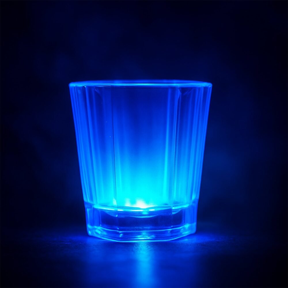 smalllightGlasses-05.jpg LED Light-Up Shot Glass Set – Vibrant Party Drinkware 24 Pc