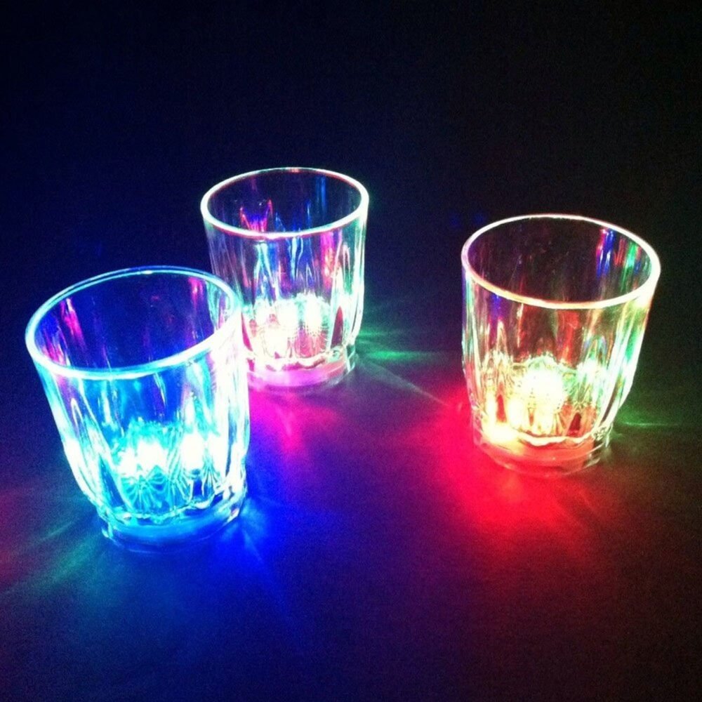 smalllightGlasses-07.jpg LED Light-Up Shot Glass Set – Vibrant Party Drinkware 24 Pc
