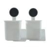 Wall Mounted Toothbrush Holder – Easy Adhesive Installation (2 Pc)
