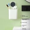 Wall Mounted Toothbrush Holder – Easy Adhesive Installation (2 Pc)