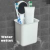 Wall Mounted Toothbrush Holder – Easy Adhesive Installation (2 Pc)