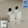 Wall Mounted Toothbrush Holder – Easy Adhesive Installation (2 Pc)