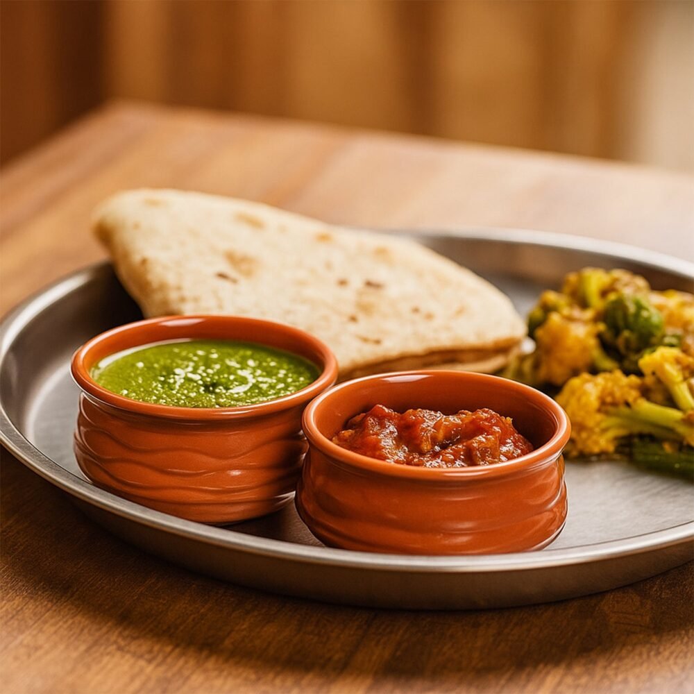 Terracotta-Style Serving Bowl – Glossy, Durable & Multipurpose