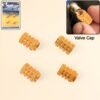 Tire Valve Stem Caps – Durable Silver Aluminium Set of 4