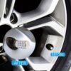 Tire Valve Stem Caps – Durable Silver Aluminium Set of 4
