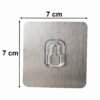 Adhesive Plastic Wall Hook – Strong Hold & Reusable Design