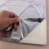 Self-Adhesive 3D Foam Wall Panel – Stylish & Impact-Resistant
