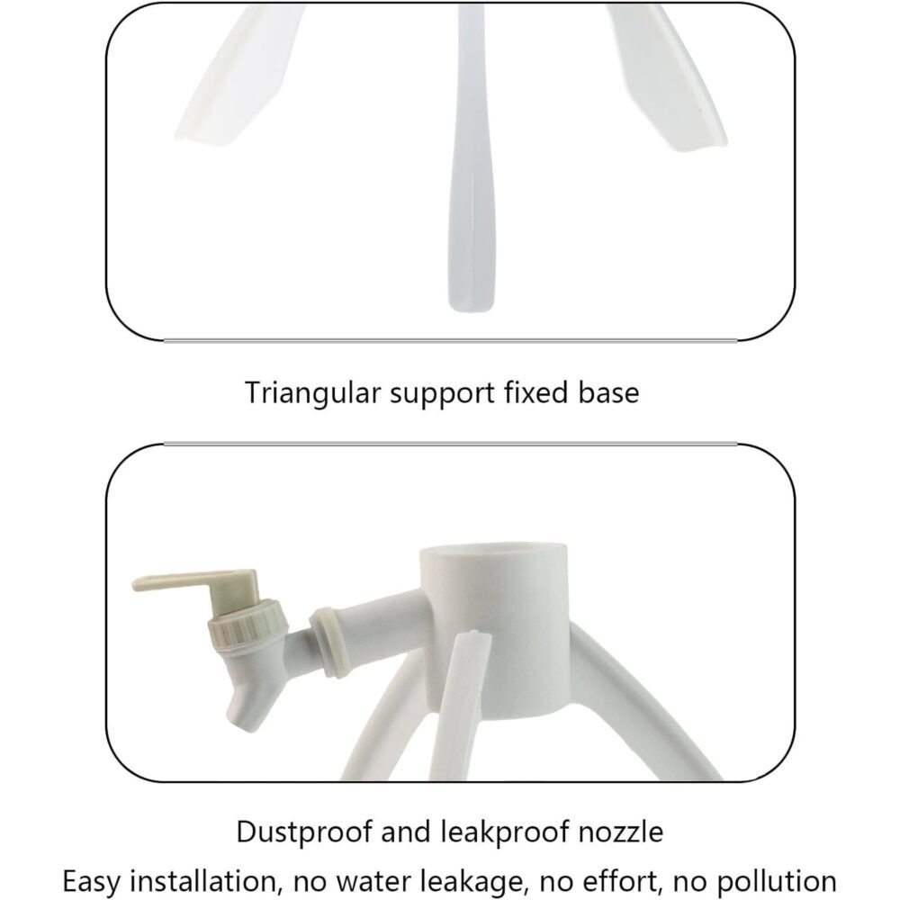 Water Dispenser Stand – Universal Plastic Tap & Foldable Tripod