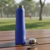 Stainless Steel Water Bottle 1000 ML – Leakproof with Carry Strap
