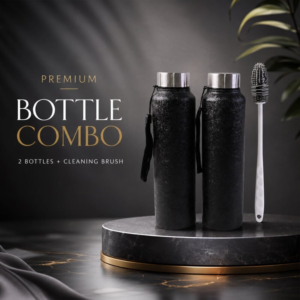 waterbottlecombo03.jpg Stainless Steel Water Bottle – Leak-Proof & Thermally Insulated for Daily Use