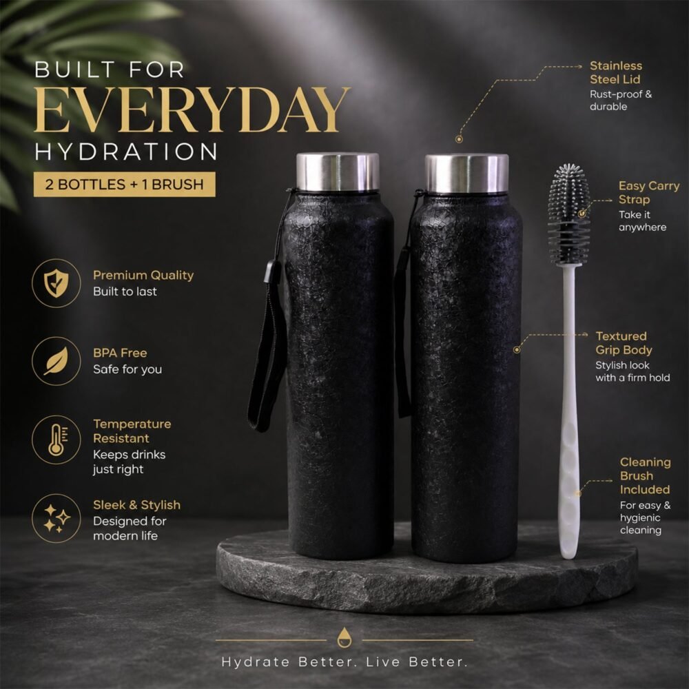 waterbottlecombo05.jpg Stainless Steel Water Bottle – Leak-Proof & Thermally Insulated for Daily Use