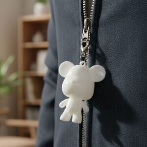 Cute Bear Keychain – Stylish Mini Character Accessory