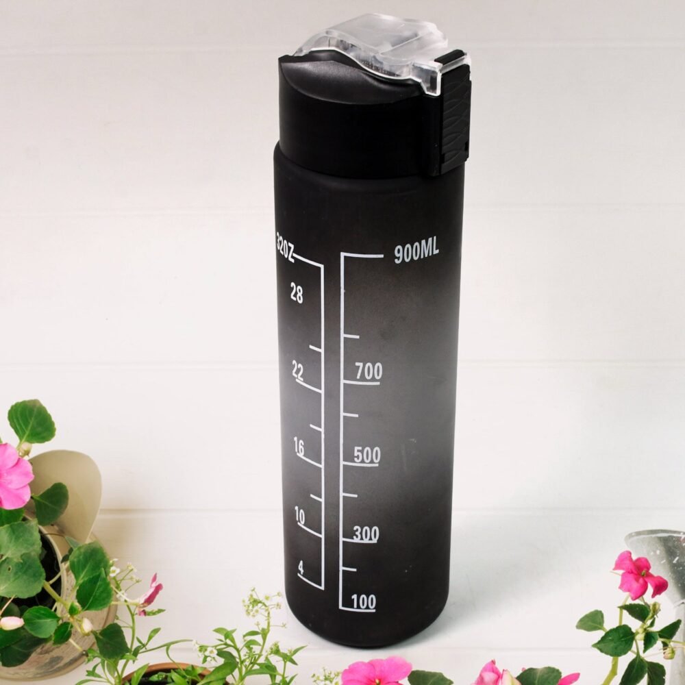 Motivational Water Bottle with Straw & Time Marker | Own Hydrate