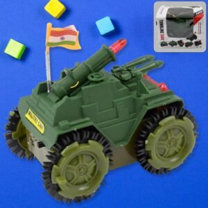 Tumbling Tank Toy Car – Lights, Sound & Action | Inventive Play