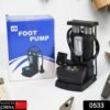 Mini Bike Pump – Portable Foot Operated with Gauge | Safora