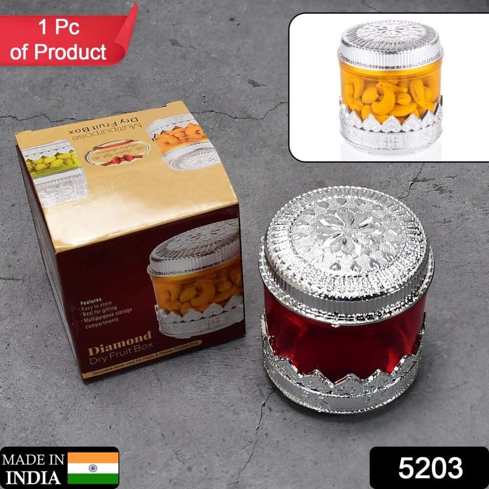 Dry Fruit Storage Box – Diamond Design Airtight Container | Tidy Table
