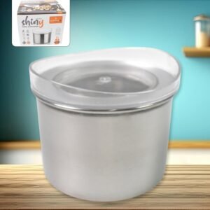 01_310ad364-541a-497f-8db6-acf55d9335eb.jpg Stainless Steel Airtight Container – 500ml See-Through Lid | Konvex