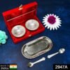 Silver Plated Bowl Set – Brass Serving Tray | Lunchie Bunchie