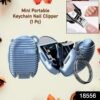 Keychain Nail Clipper – Portable with Built-in File | AuriGlam