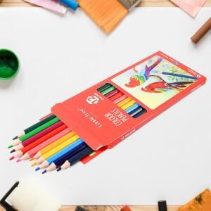 01_58fd9d43-a8ea-4bf7-b19c-046b4a764e0c.jpg Colored Pencils Set – 12 Vibrant Shades for Art | Craftily