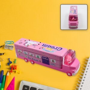 01_82a4b09a-a5d7-470c-b869-05cea61bbd2a.jpg Kids Truck Pencil Case – Multi-Level Metal Double Decker | Indo Glow