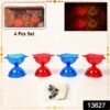 Reflection Diya Set – Multi-Shape Colourful Candle Cups | Indo Glow