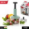 Push Chopper 800ml – Stainless Steel Blade for Quick Prep | Gamevana