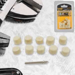 01_a543f96c-6934-4548-b166-04cbceb08406.jpg Wool Felt Polishing Pad – 11 Pcs Rotary Tool Accessory | ToolMate Pro
