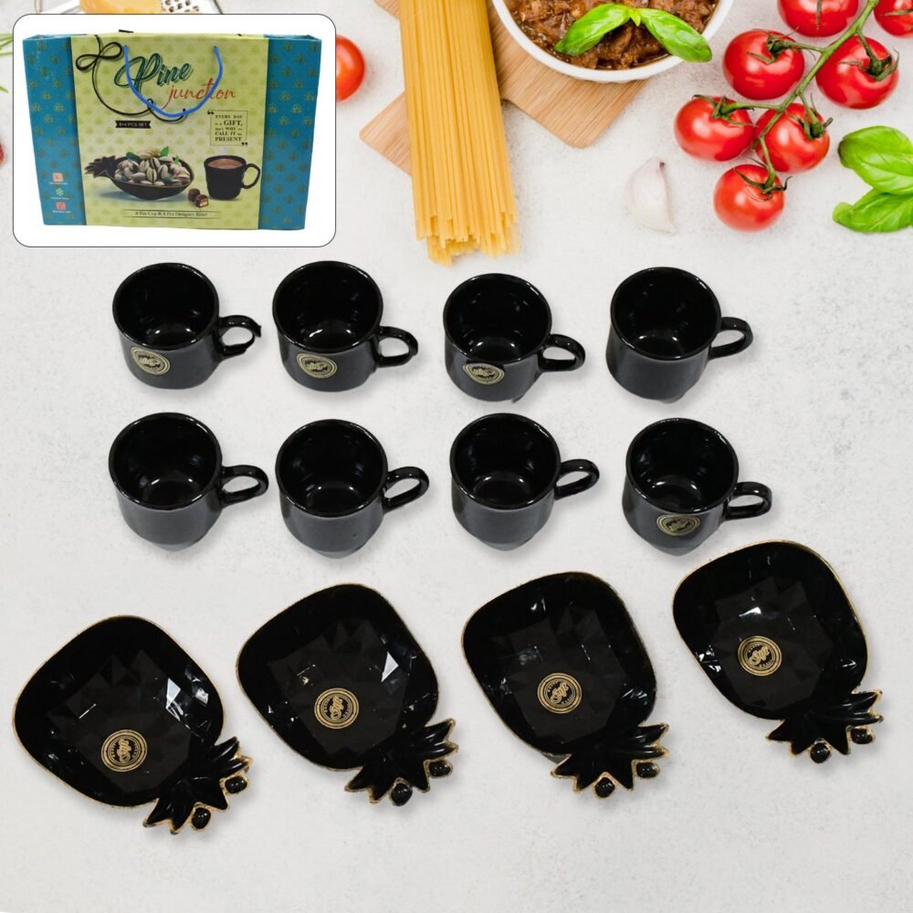 01_b1a76191-7b49-4a96-91ca-104edeec3148.jpg Ceramic Tea Set – Pineapple Design 12-Piece Drinkware | NG